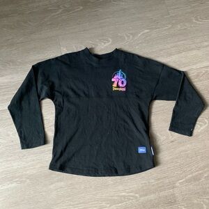 Disney Parks Disneyland 70th Anniversary  Kids Black Unisex Spirit Jersey